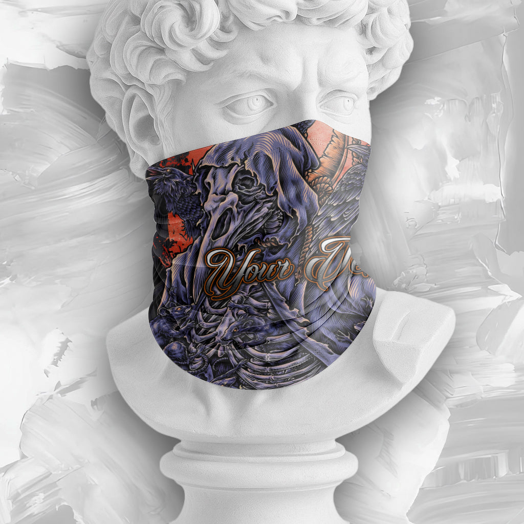 Personalised Raven Requiem Design Halloween Vibes Bandana - TH02