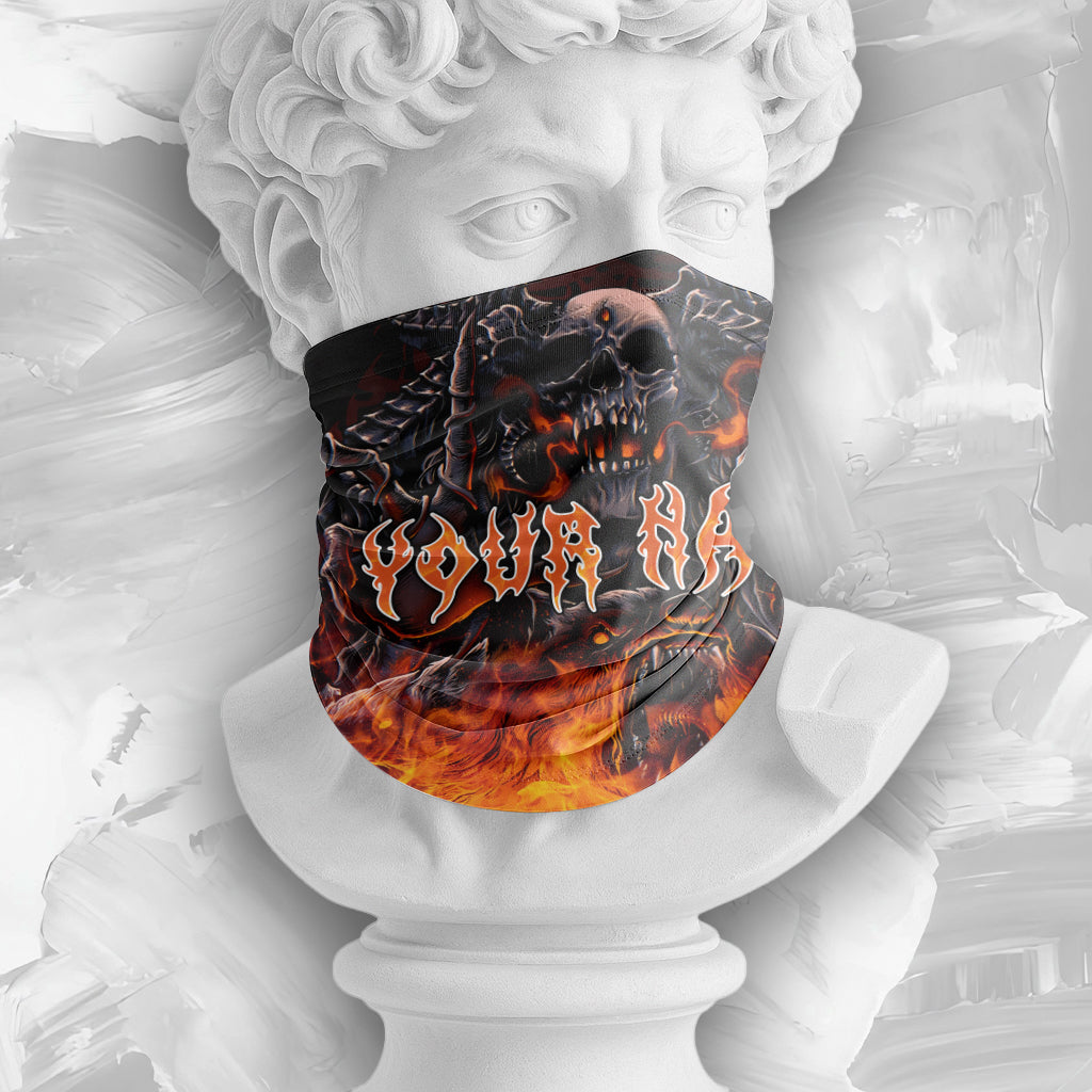 Personalised Inferno Reaper Design Halloween Vibes Bandana - TH02
