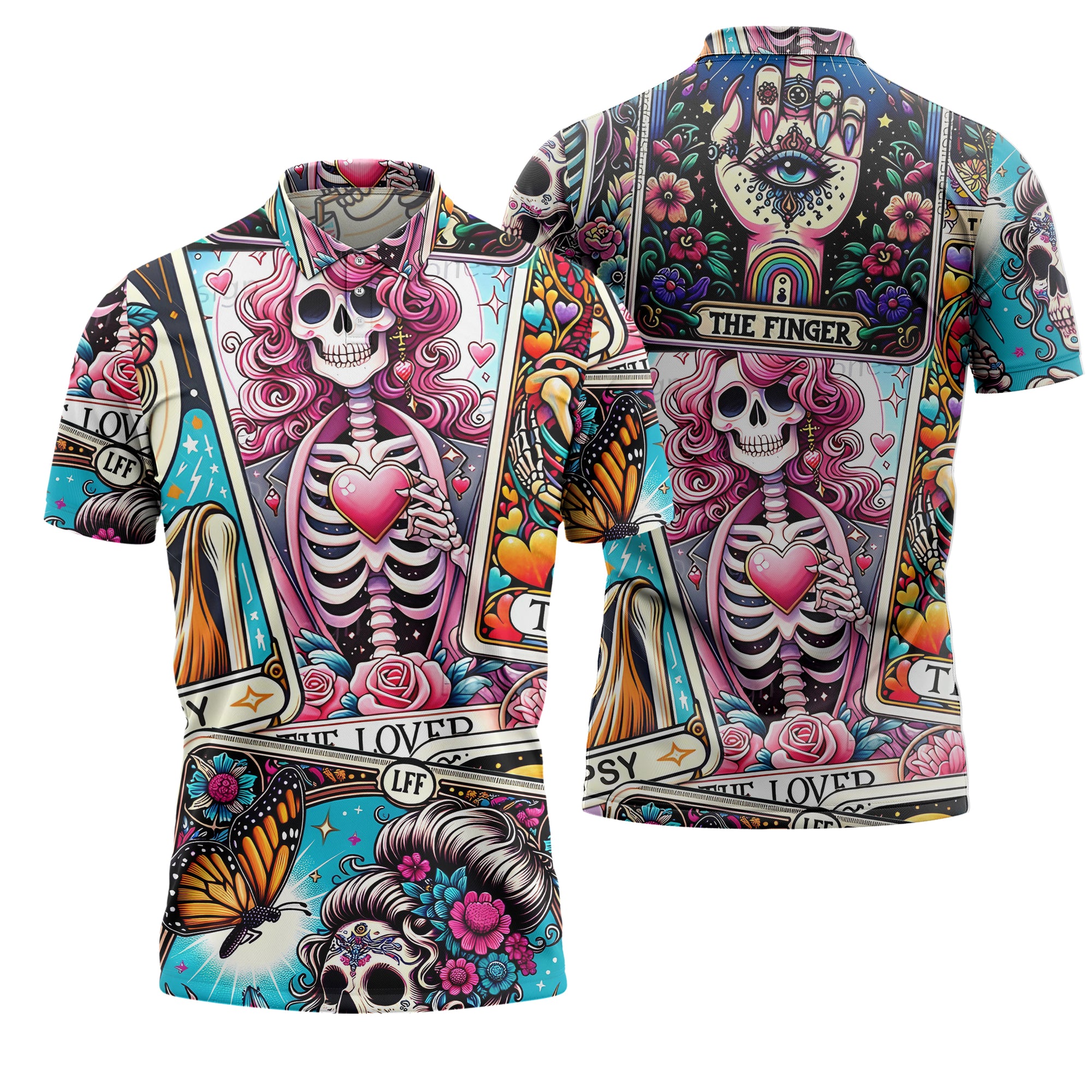 Skullgirls Design Halloween Vibes Polo Shirt - TH02