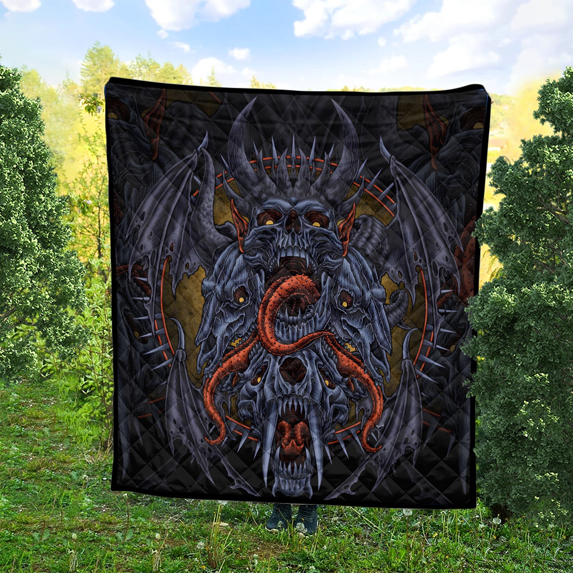 Monster Origin Design Halloween Vibes Premium Quilt - TH02