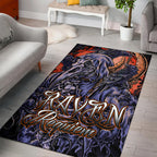 Raven Requiem Design Halloween Vibes Area Rug - TH02