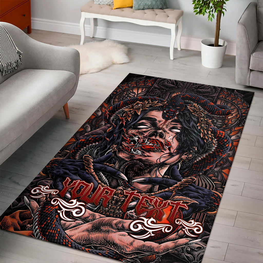 Fallen Angel Design Halloween Vibes Area Rug - TH02