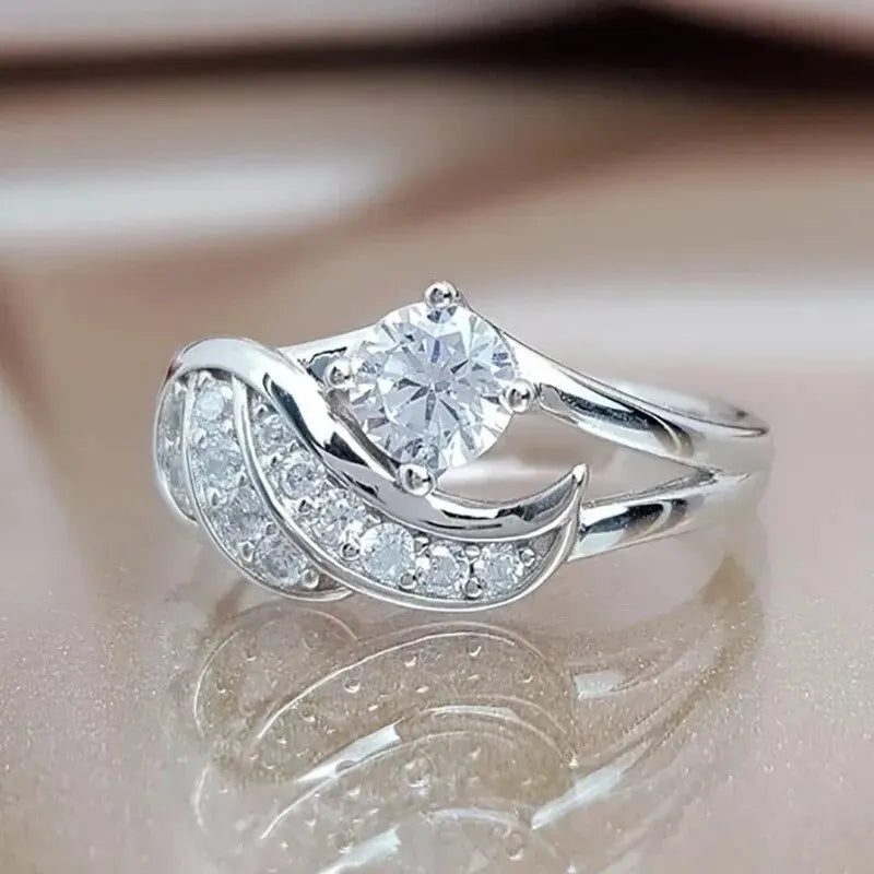 Zircon Engagement Ring for Women