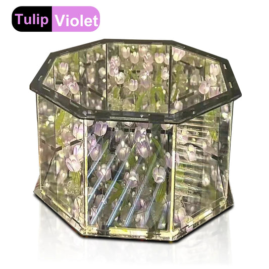 PetalGleam Tulip Mirror Light