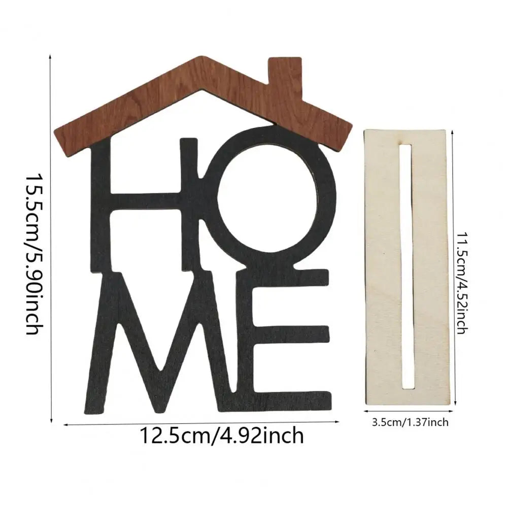 Rustic Charm Wooden Word Sign