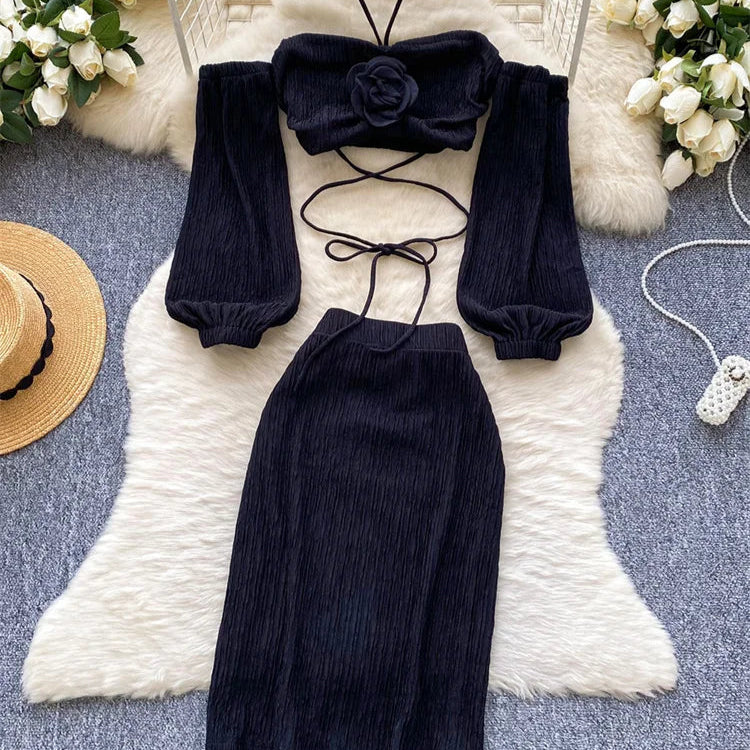 Sophia Summer Lace Plaid Dress
