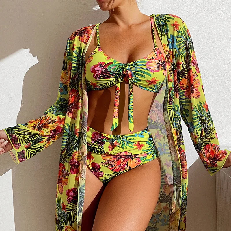 Heatwave 3-Piece Bikini Set