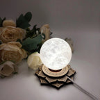ZenBloom Wooden Lotus Decor