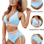 Palm Lines Bikini Set