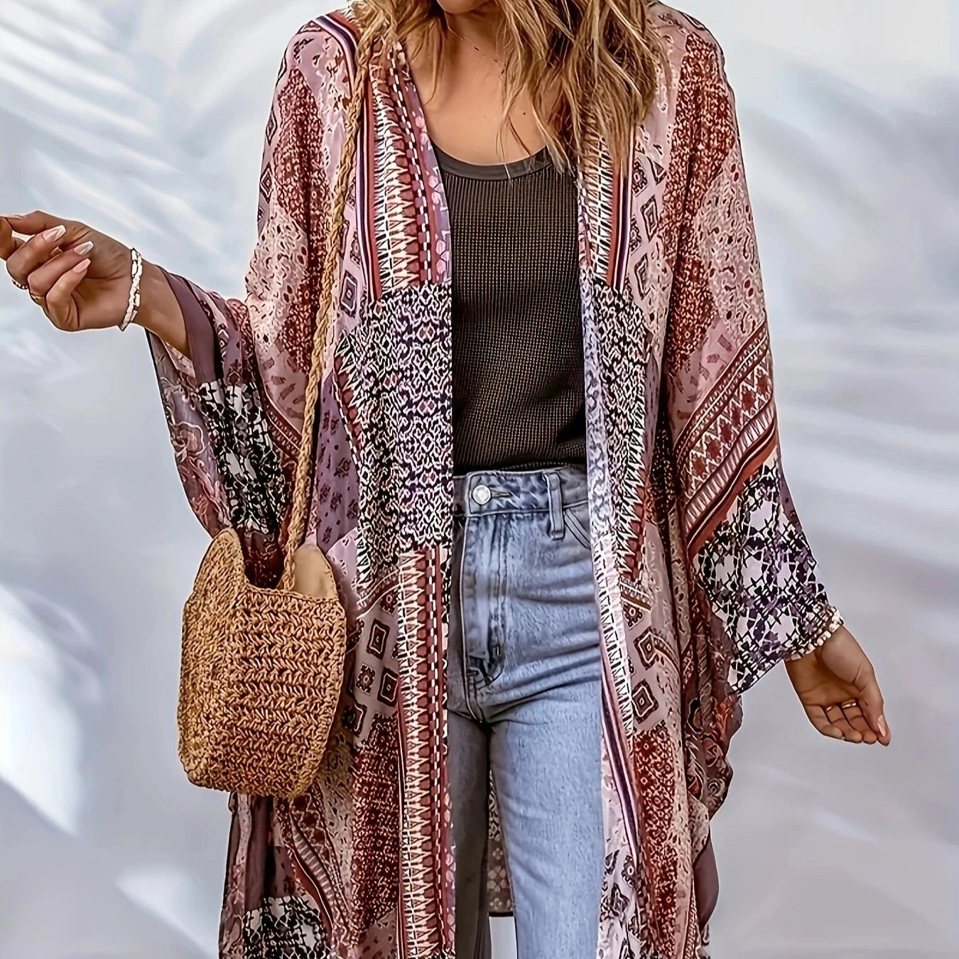 Sahara Sunset Boho Kimono