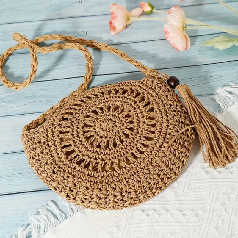 Bohemian Straw Handbag