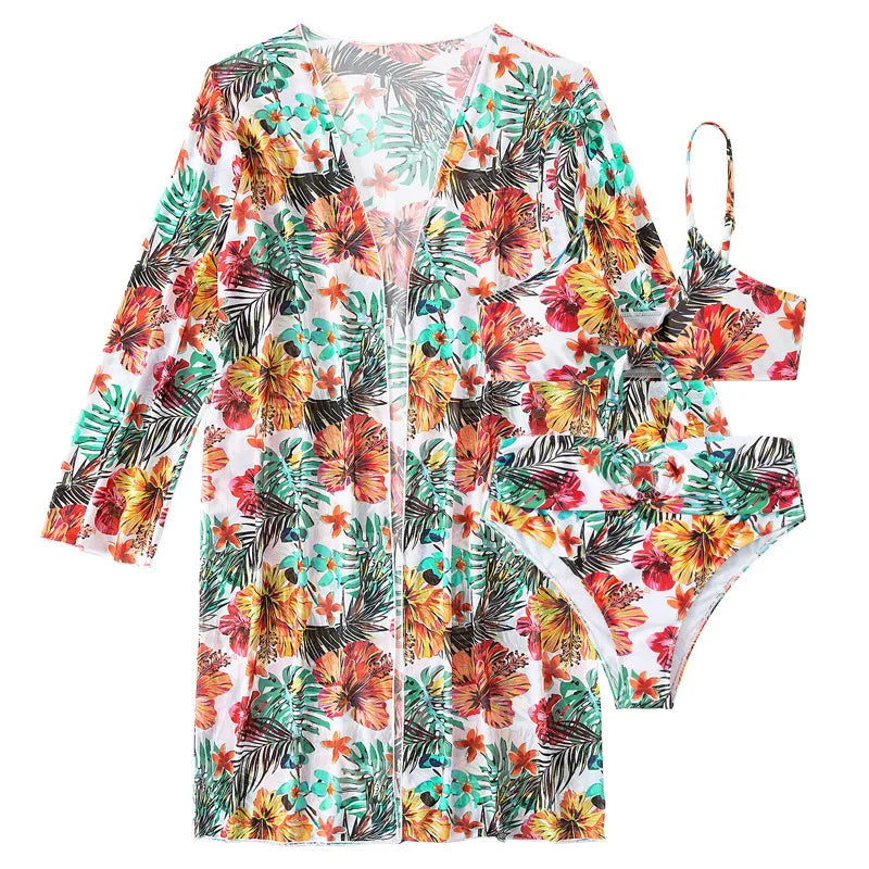 Heatwave 3-Piece Bikini Set