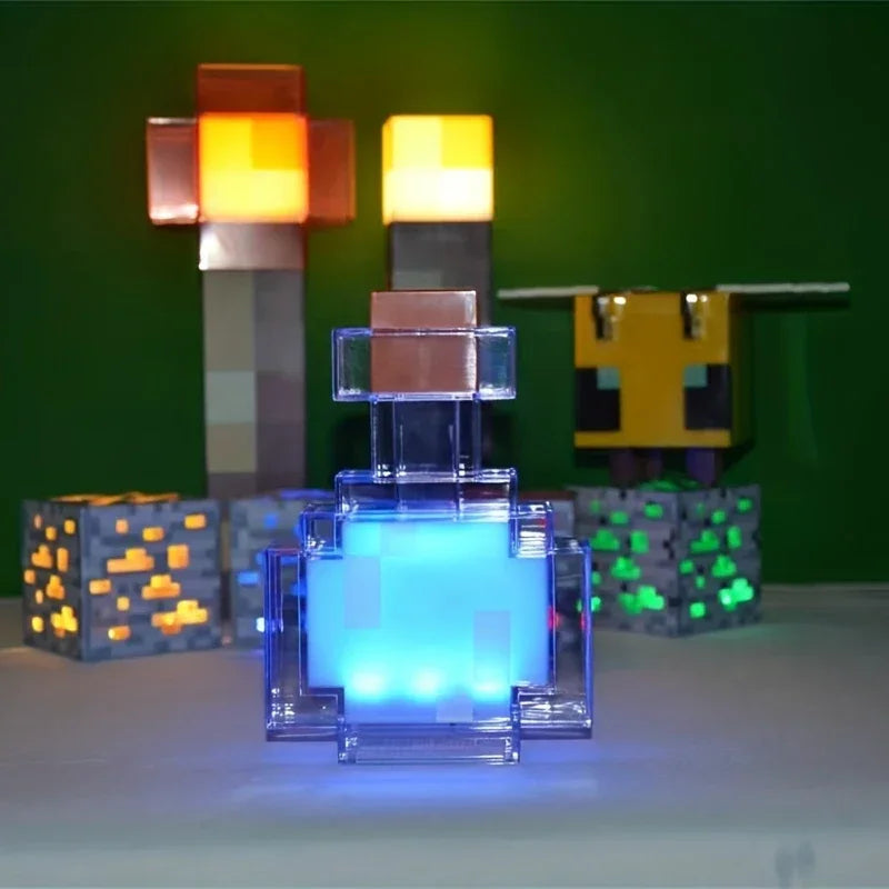 PixelGlow Color Bottle Lamp