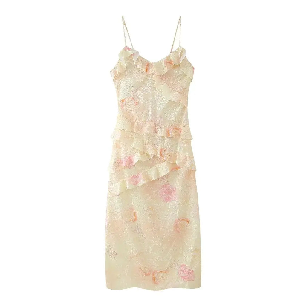 Summer Bloom Spaghetti Dress
