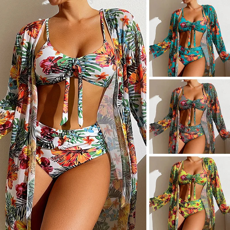 Heatwave 3-Piece Bikini Set