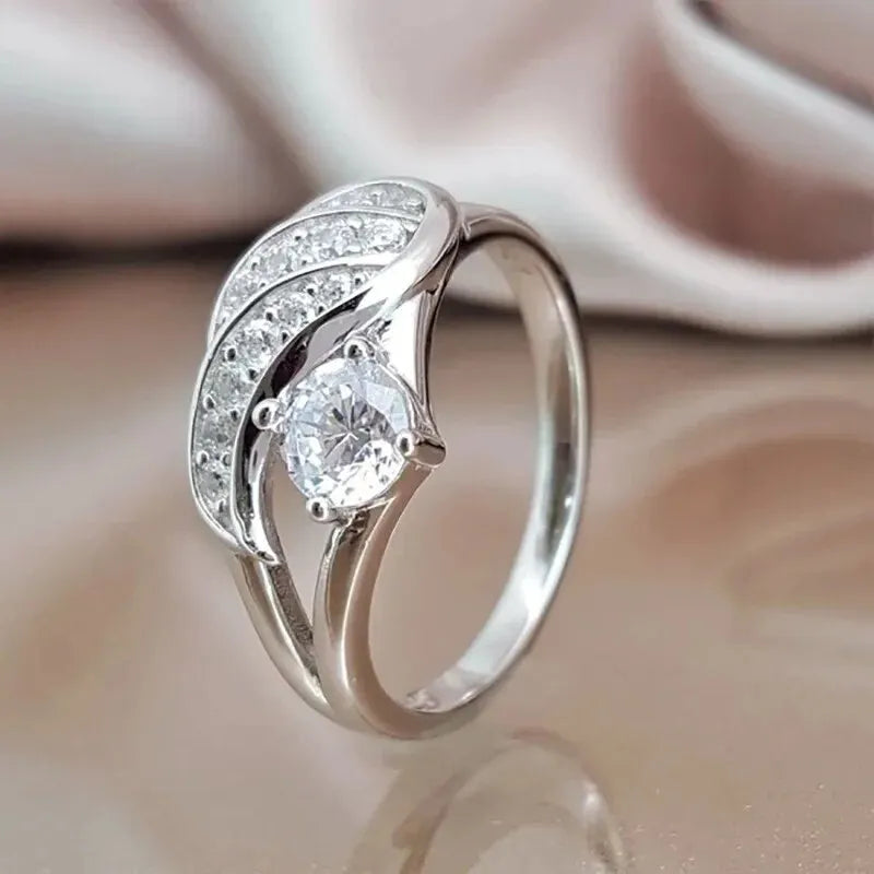 Zircon Engagement Ring for Women