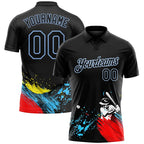 Personality Graffiti Print Custom Polo Shirts Summer Trend New - AL01