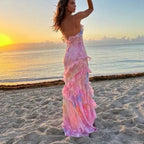 Summer Bloom Spaghetti Dress