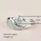 Zircon Engagement Ring for Women