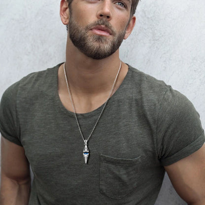 Steel Faith Torque Necklace