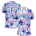 Personality Graffiti Print Custom Polo Shirts Summer Trend New - AL01