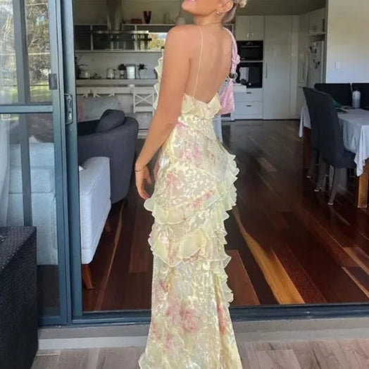 Summer Bloom Spaghetti Dress