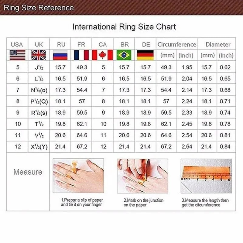 Zircon Engagement Ring for Women