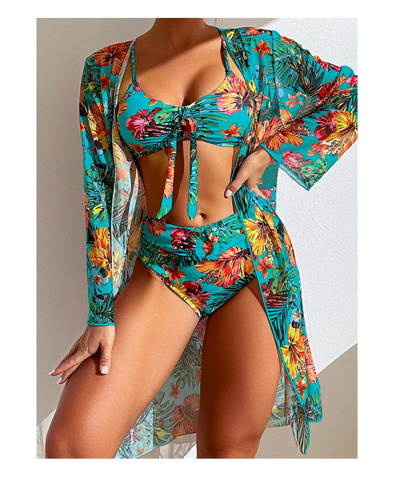 Heatwave 3-Piece Bikini Set