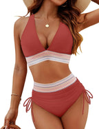 Palm Lines Bikini Set