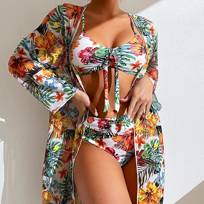 Heatwave 3-Piece Bikini Set