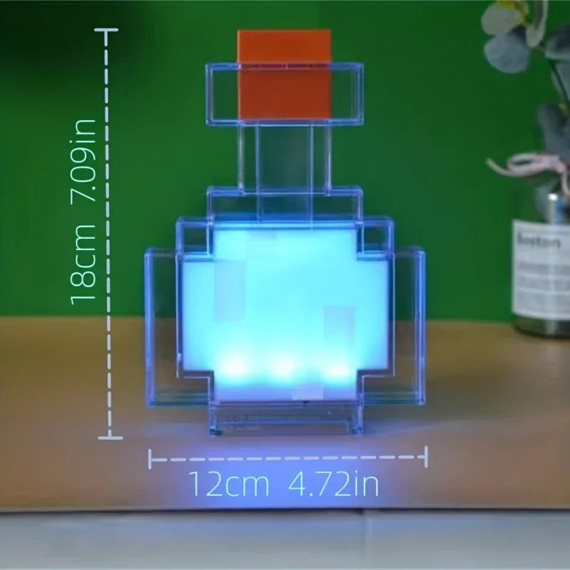 PixelGlow Color Bottle Lamp