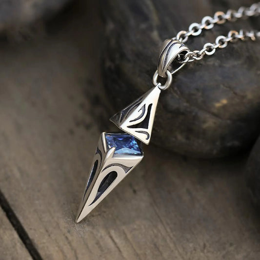 Steel Faith Torque Necklace