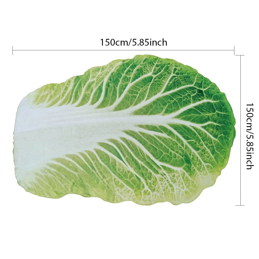 Cabbage Pancake Nap Blanket