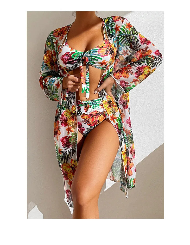 Heatwave 3-Piece Bikini Set