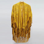 Velvet Dusk Tassel Shawl