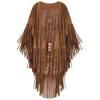 Velvet Dusk Tassel Shawl
