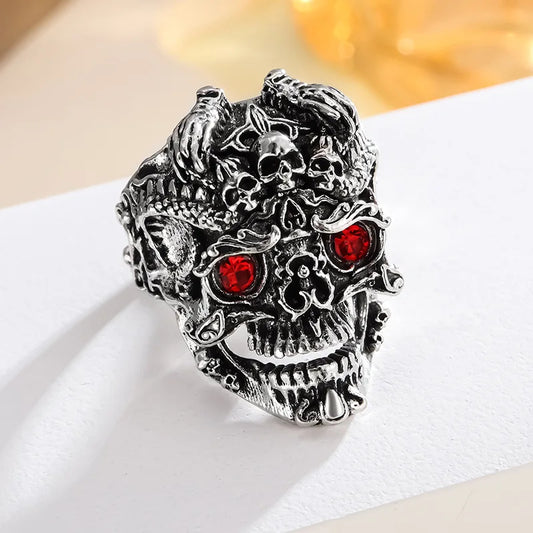 Bold Punk Rock Statement Ring
