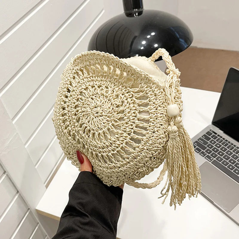 Bohemian Straw Handbag