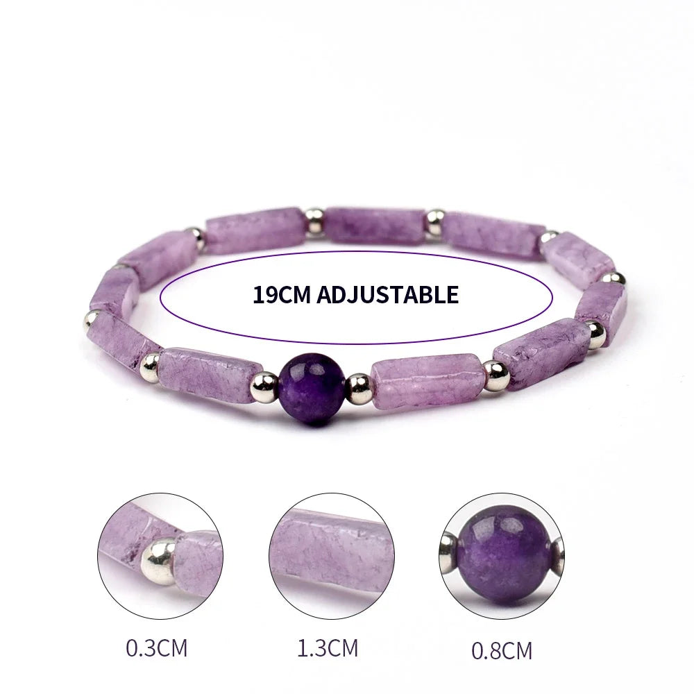 Natural Amethyst Energy Bracelet