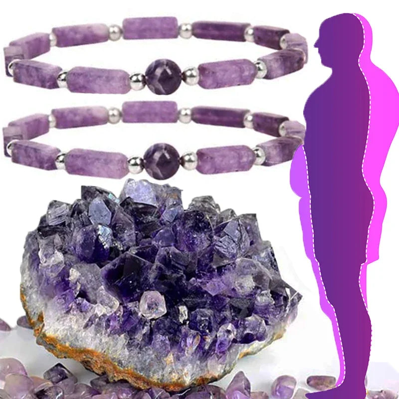 Natural Amethyst Energy Bracelet
