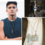 Steel Faith Torque Necklace