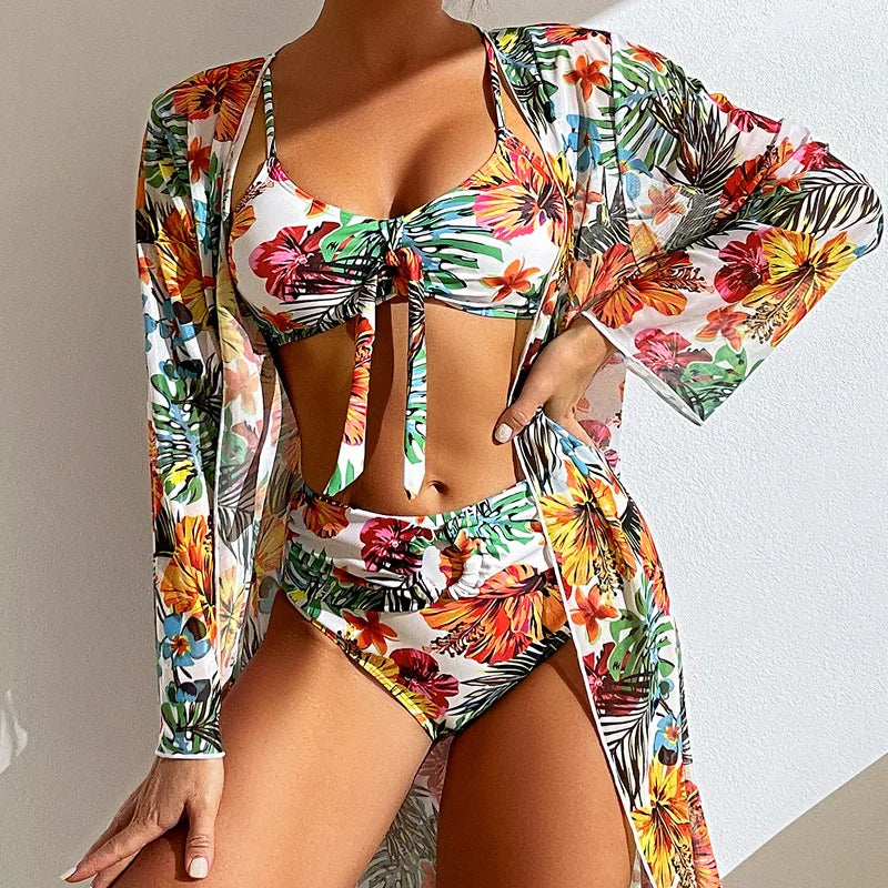 Heatwave 3-Piece Bikini Set