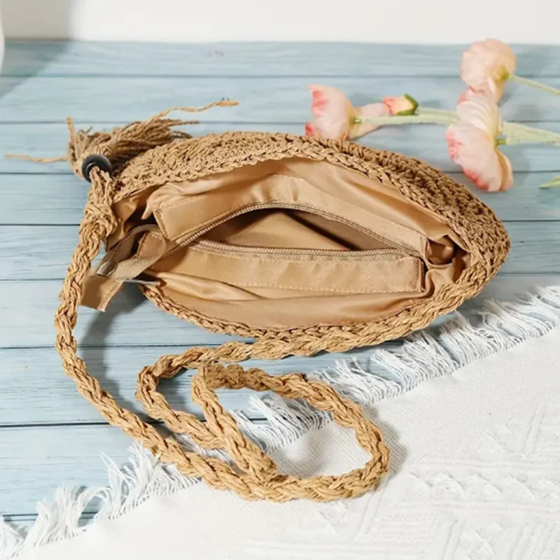 Bohemian Straw Handbag