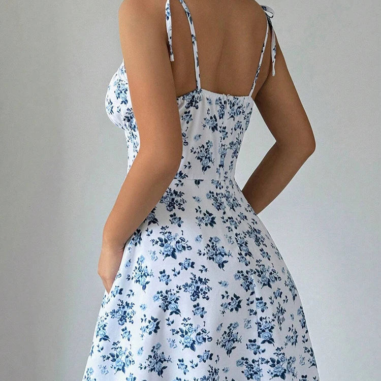 Floral Spaghetti Strap Dress