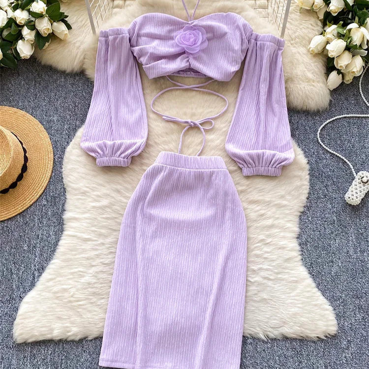 Sophia Summer Lace Plaid Dress