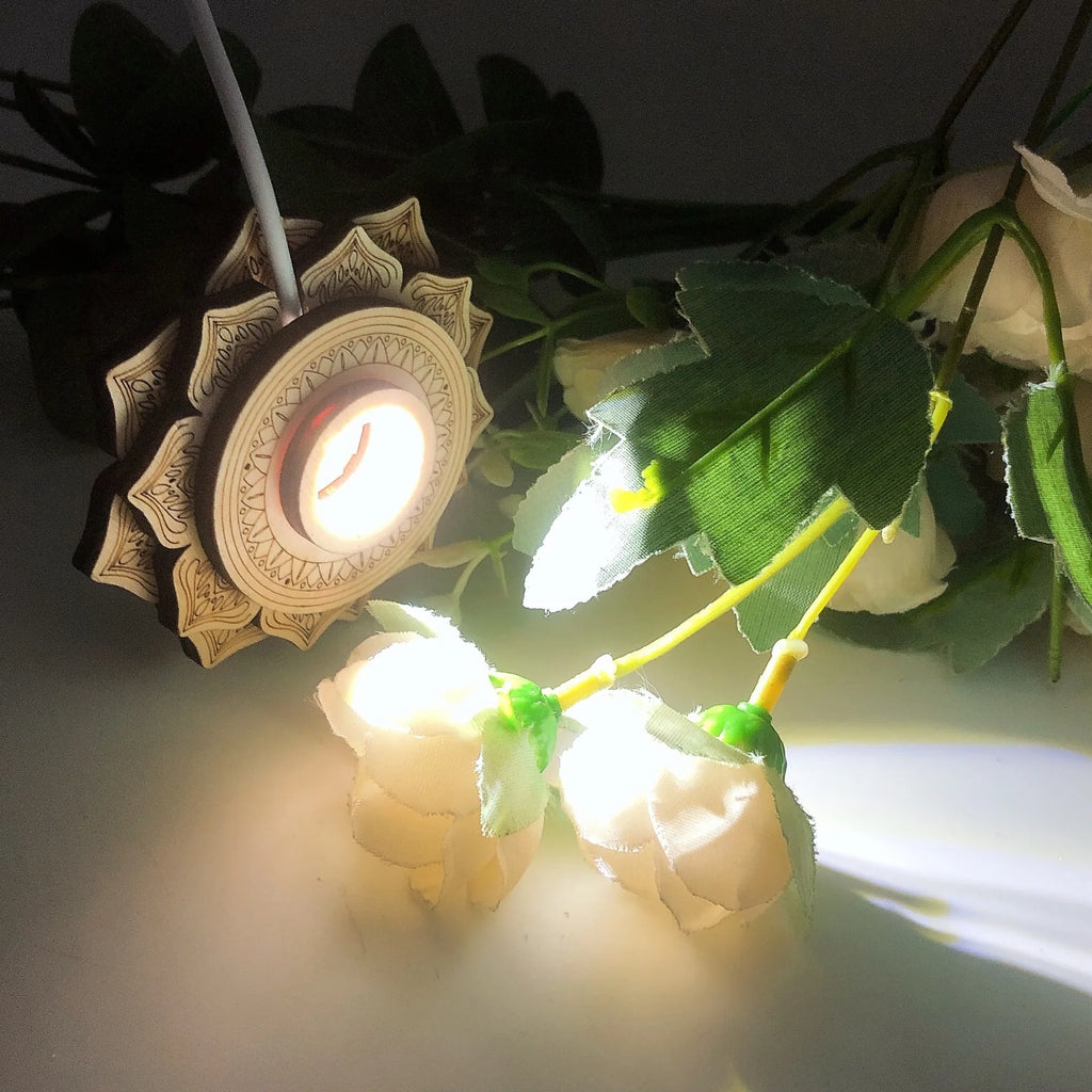 ZenBloom Wooden Lotus Decor