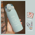 Cute Straw Thermos Bottle