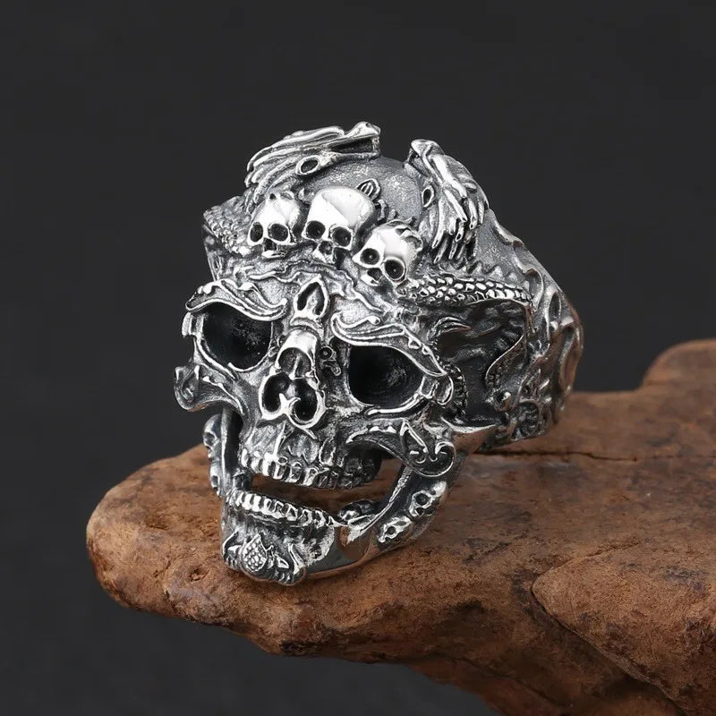 Bold Punk Rock Statement Ring