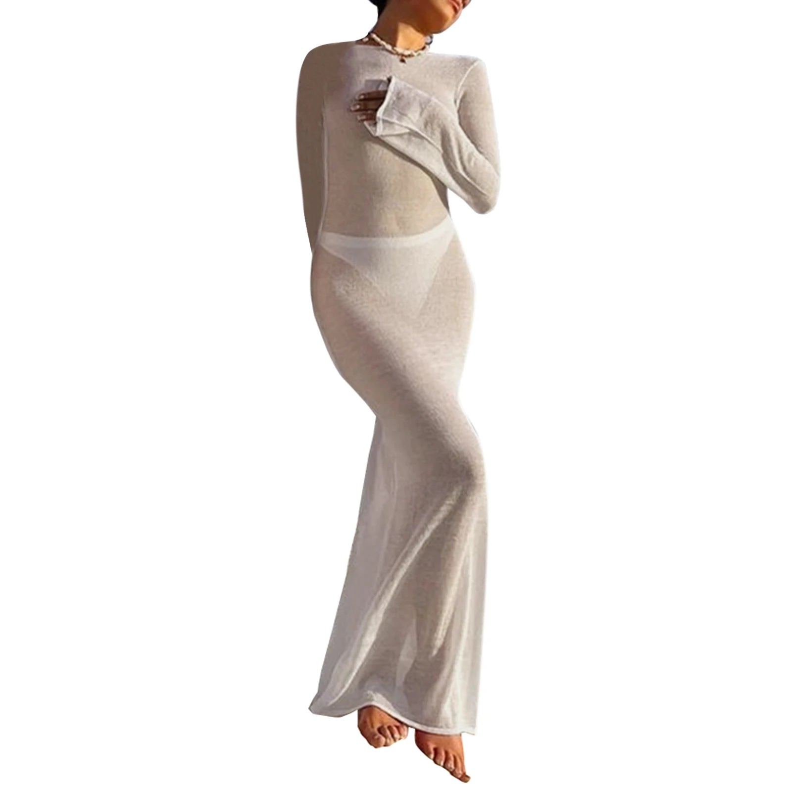 Luna Veil Beach Dress