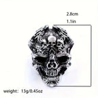 Bold Punk Rock Statement Ring